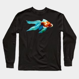 Summer Goldfish Glides On By Long Sleeve T-Shirt